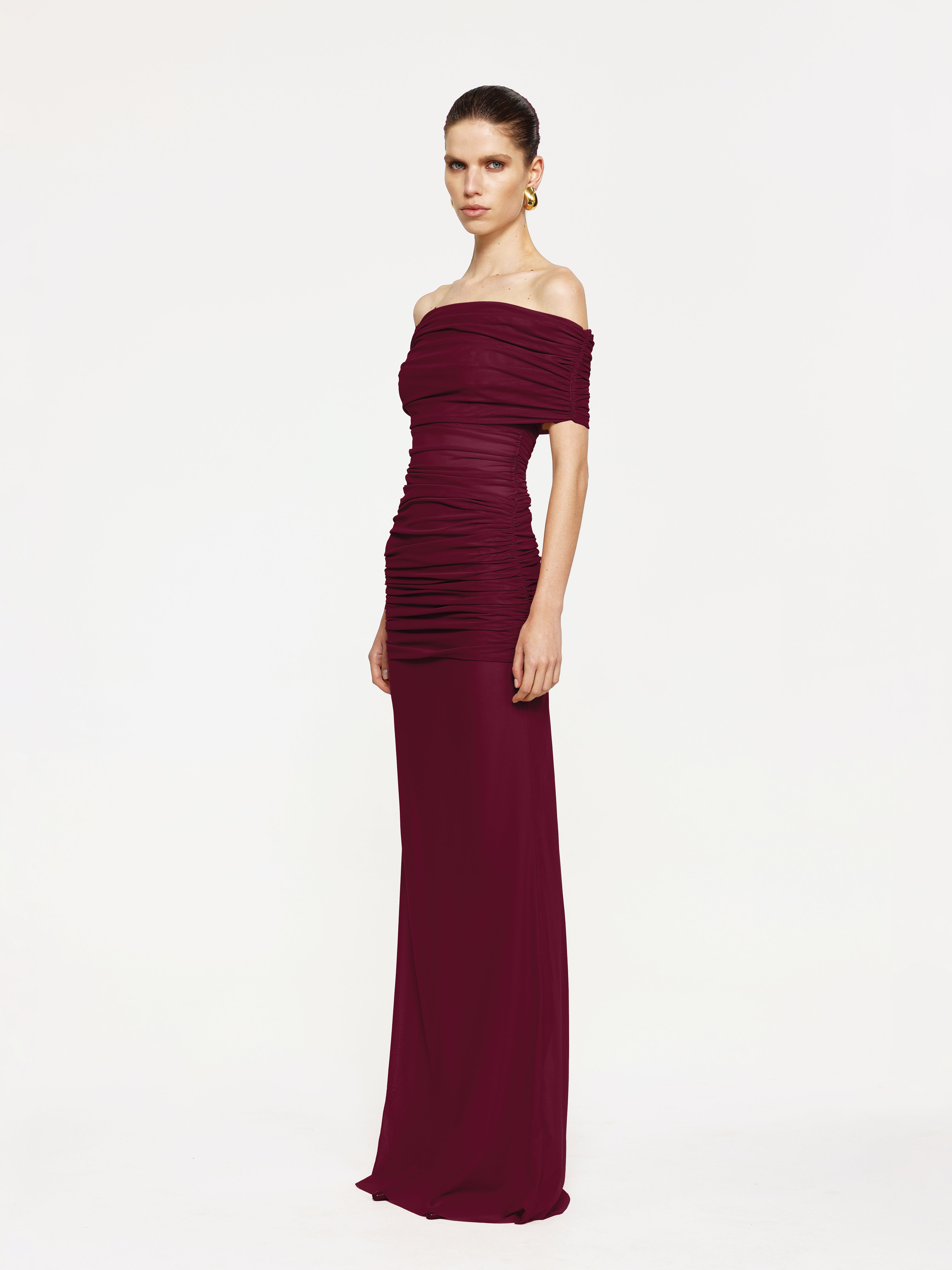 Windsor Gown - Burgundy