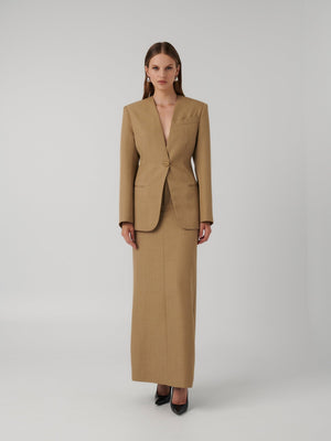 ARLETA JACKET - TAUPE - EFFIE KATS