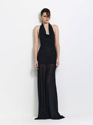 Cleo Gown - Black - EFFIE KATS