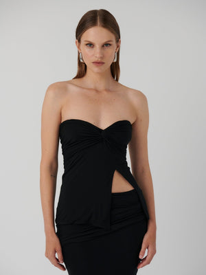ESMAE TOP - BLACK - EFFIE KATS