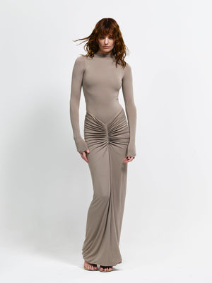 Kayson Maxi Skirt - Roast Cashew - EFFIE KATS