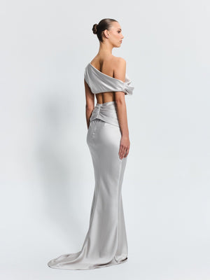 Perez Skirt - Oyster - EFFIE KATS