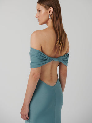 VIELA GOWN - EUCALYPTUS - EFFIE KATS