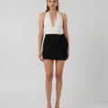 Adalee Wrap Skirt - Black - EFFIE KATS