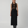 ADDISON MESH TOP - BLACK - EFFIE KATS