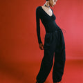 Alessio Cargo Pant - Black - EFFIE KATS