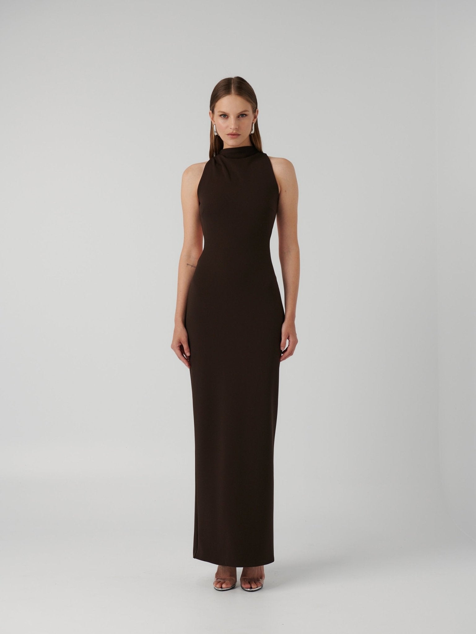 Ambre Gown - Coffee - EFFIE KATS