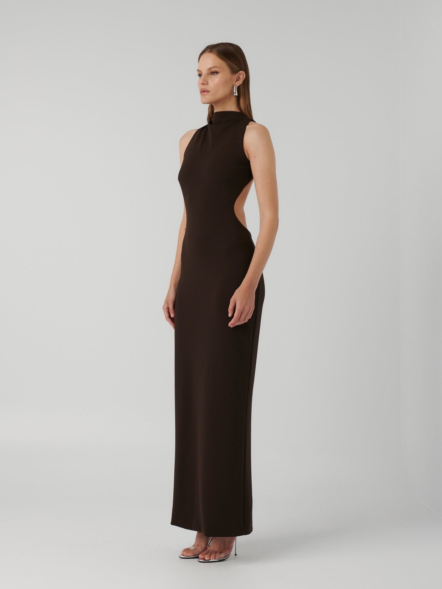 Ambre Gown - Coffee - EFFIE KATS