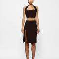 Arden Skirt - Coffee - EFFIE KATS