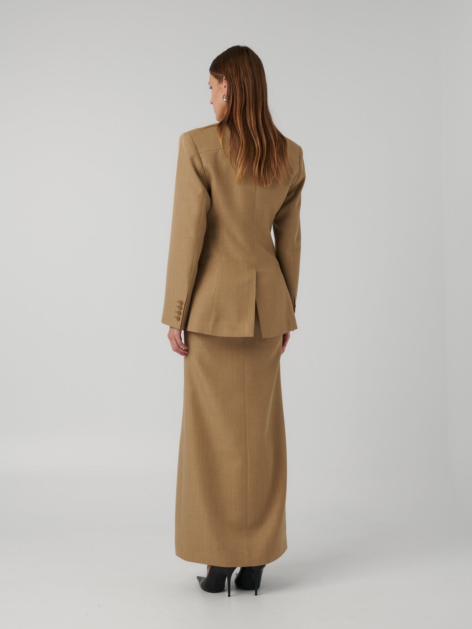 ARLETA JACKET - TAUPE - EFFIE KATS