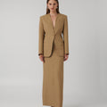 ARLETA JACKET - TAUPE - EFFIE KATS