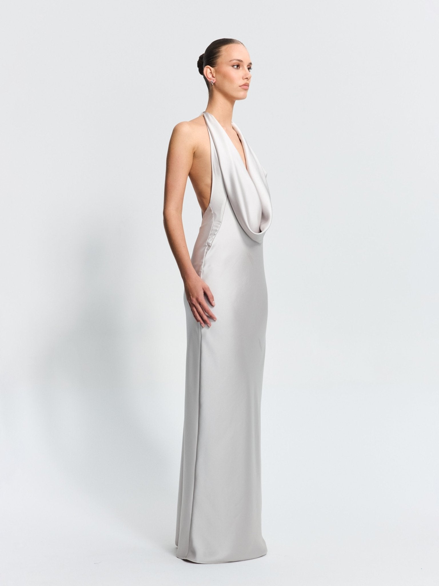Astoria Gown - Oyster - EFFIE KATS