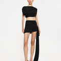 Bacall Crop - Black - EFFIE KATS