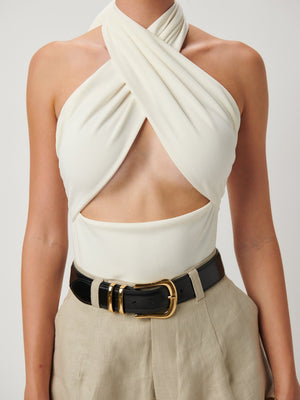 BARI BODYSUIT - WHITE - EFFIE KATS