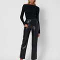 Brooke Leather Pants - EFFIE KATS
