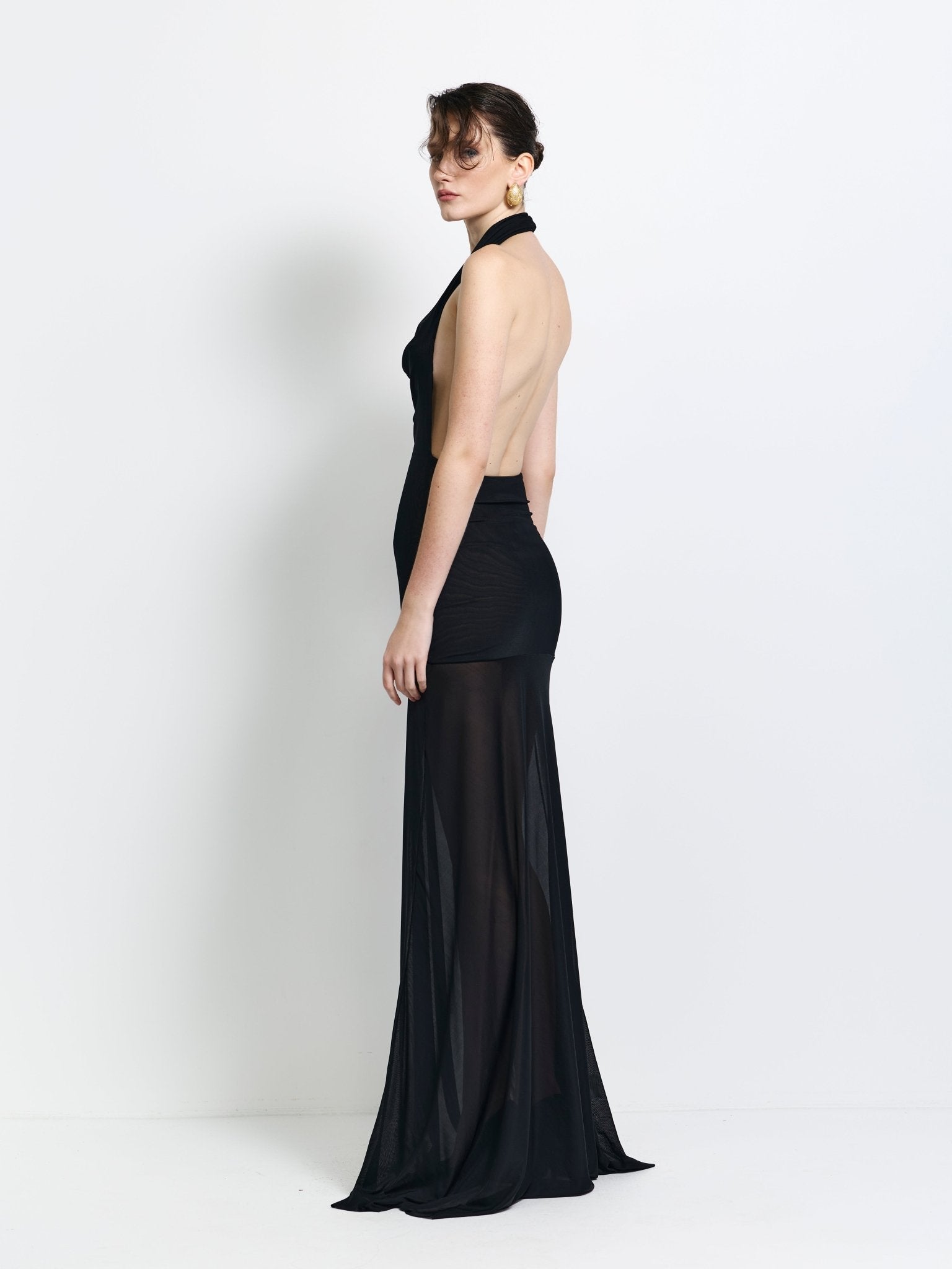 Cleo Gown - Black - EFFIE KATS