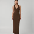 EIZA GOWN - MOCHA - EFFIE KATS