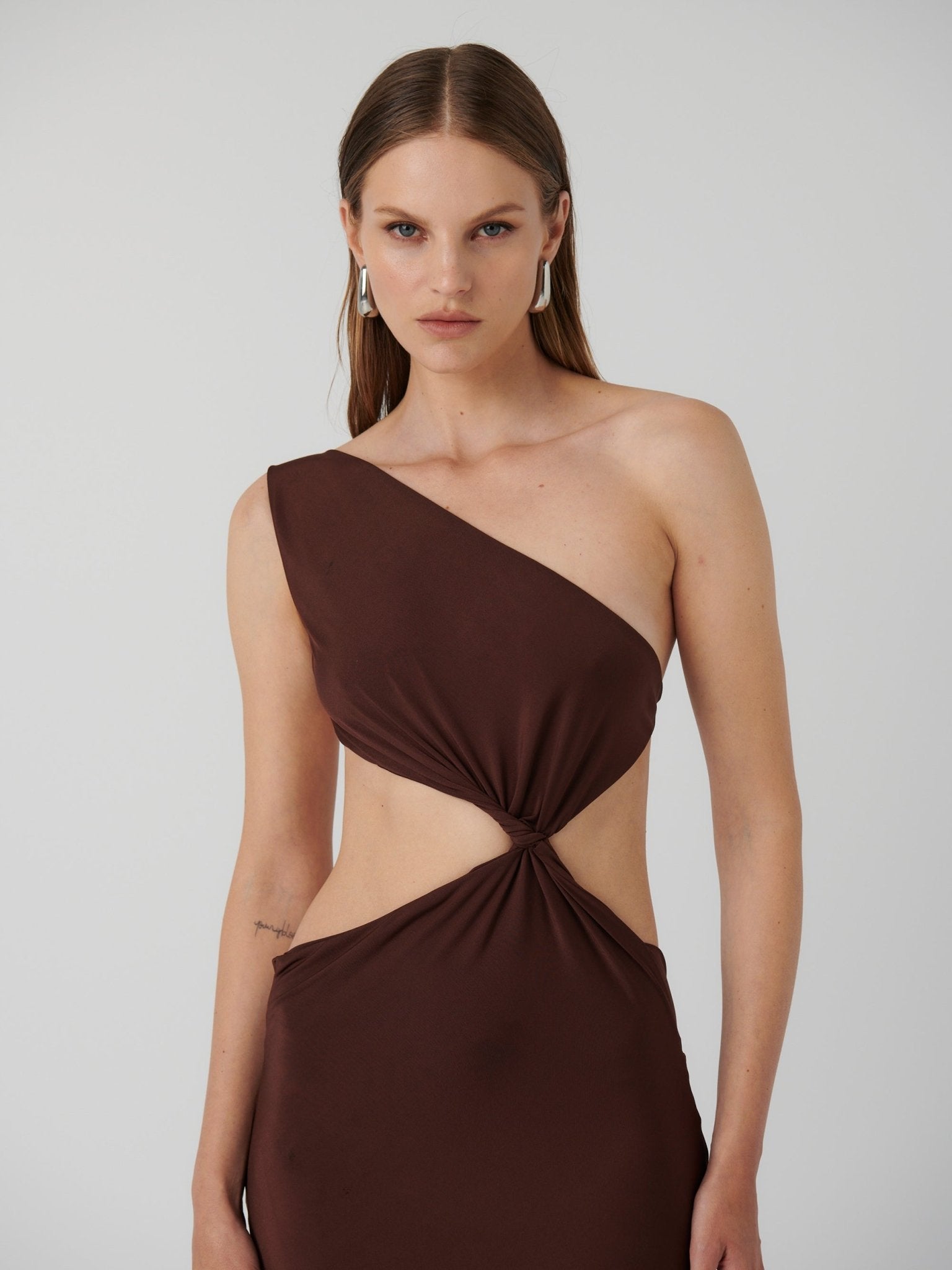 HAWLYA GOWN - COCOA - EFFIE KATS