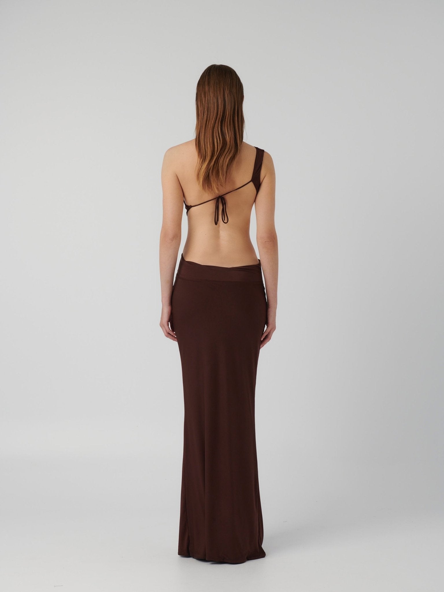 HAWLYA GOWN - COCOA - EFFIE KATS