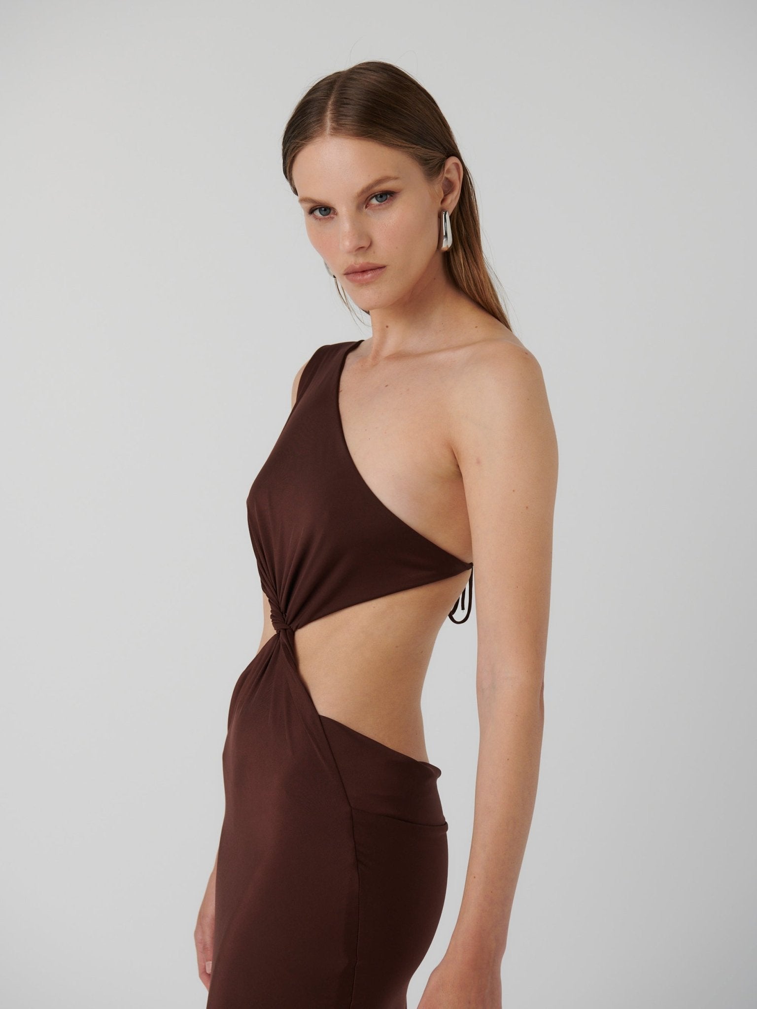 HAWLYA GOWN - COCOA - EFFIE KATS