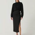 IMANI JUMPER - BLACK - EFFIE KATS