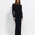 Ishani Gown - Black - EFFIE KATS