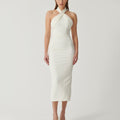 Lelia Midi Dress - Ivory - EFFIE KATS