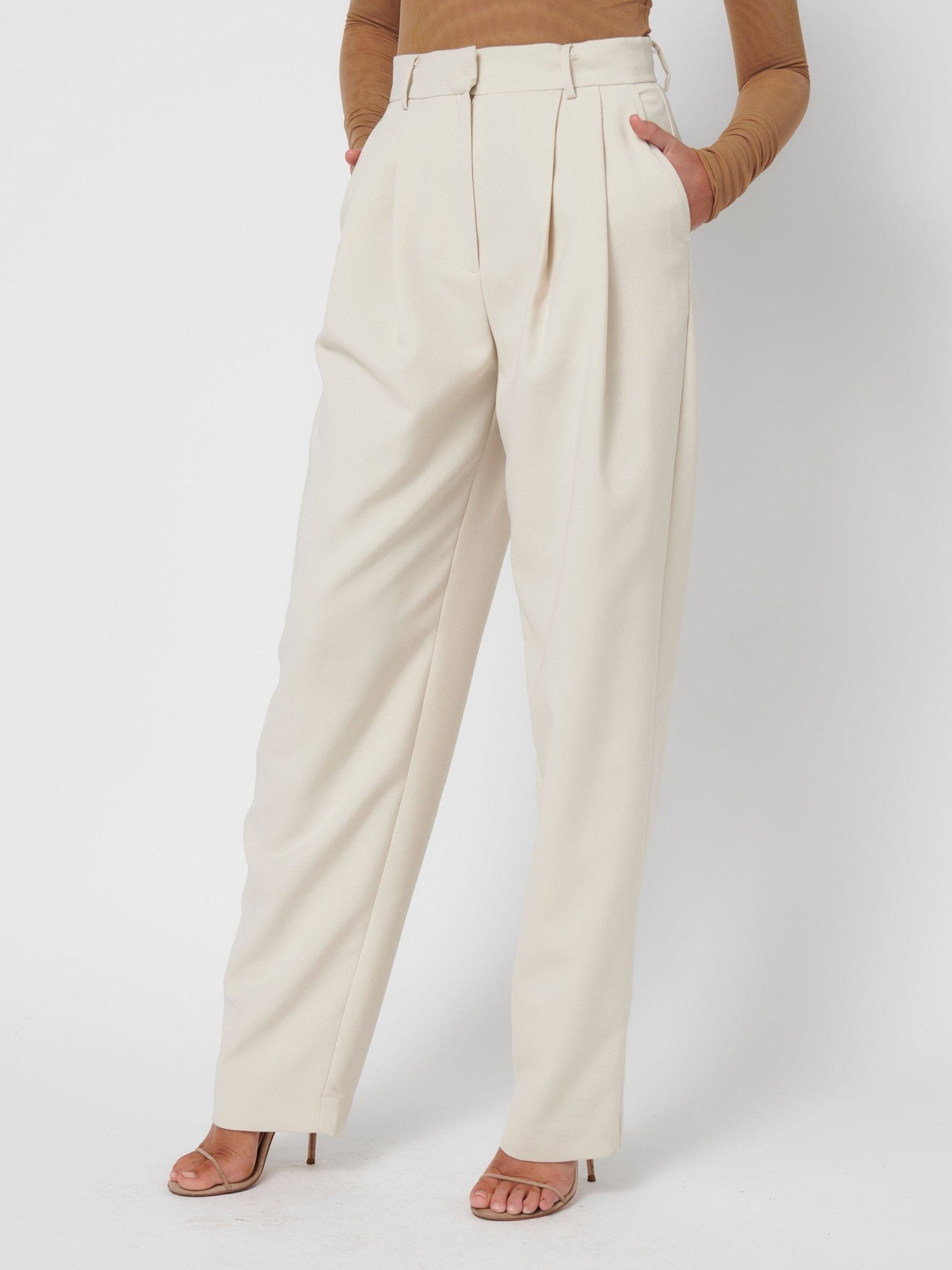 Luka Pants - Cream - EFFIE KATS