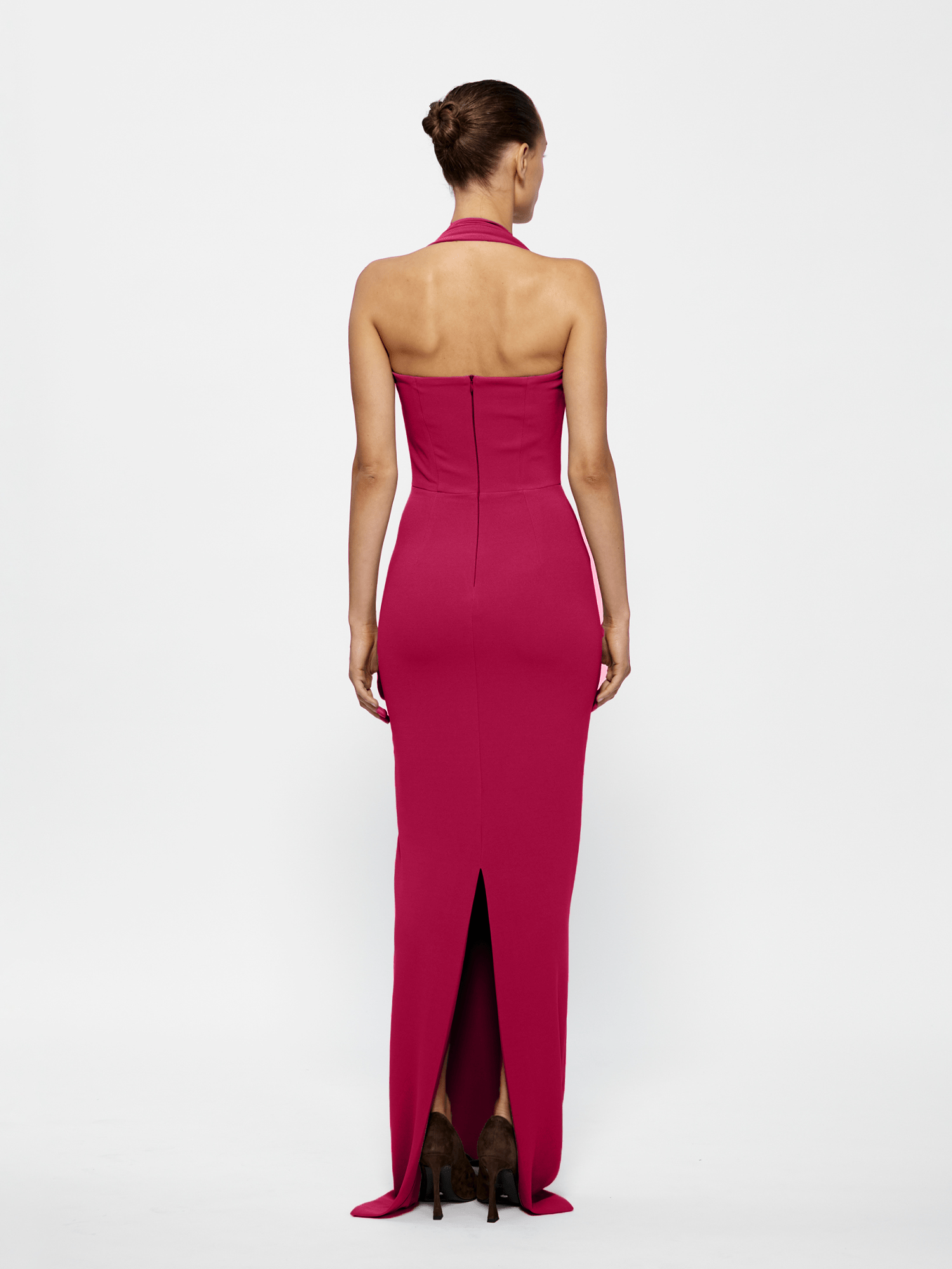 Marian Gown - Raspberry - EFFIE KATS