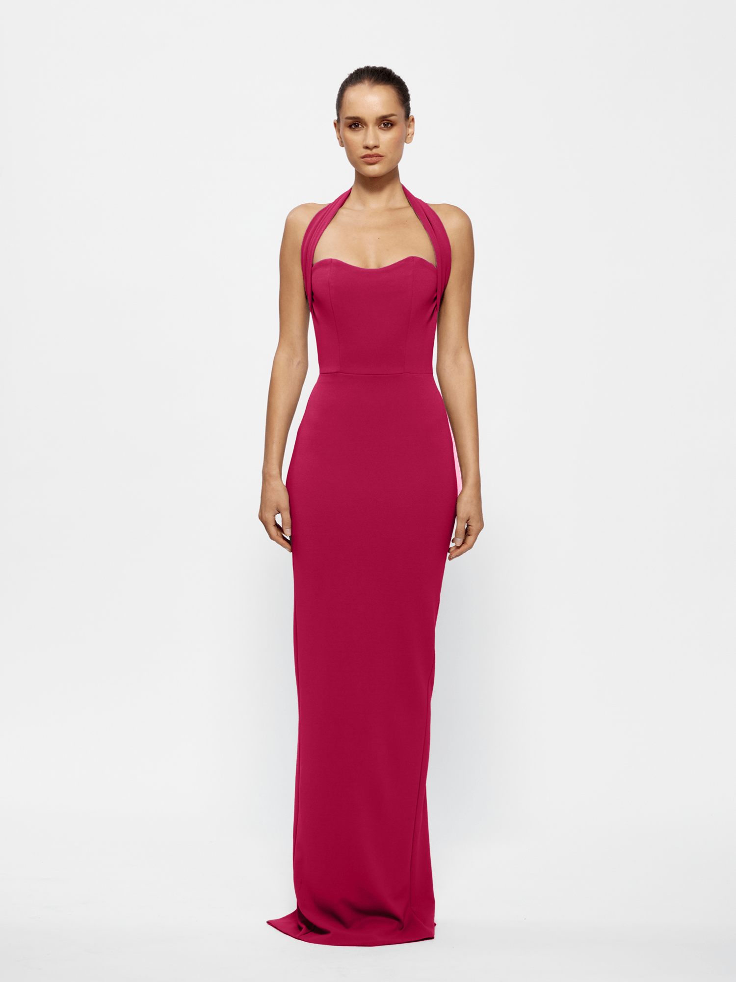 Marian Gown - Raspberry - EFFIE KATS