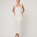 Meline Midi Dress - Ivory - EFFIE KATS