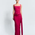 Merle Gown - Raspberry - EFFIE KATS