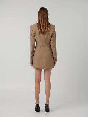NERIAH BLAZER DRESS - TAUPE - EFFIE KATS
