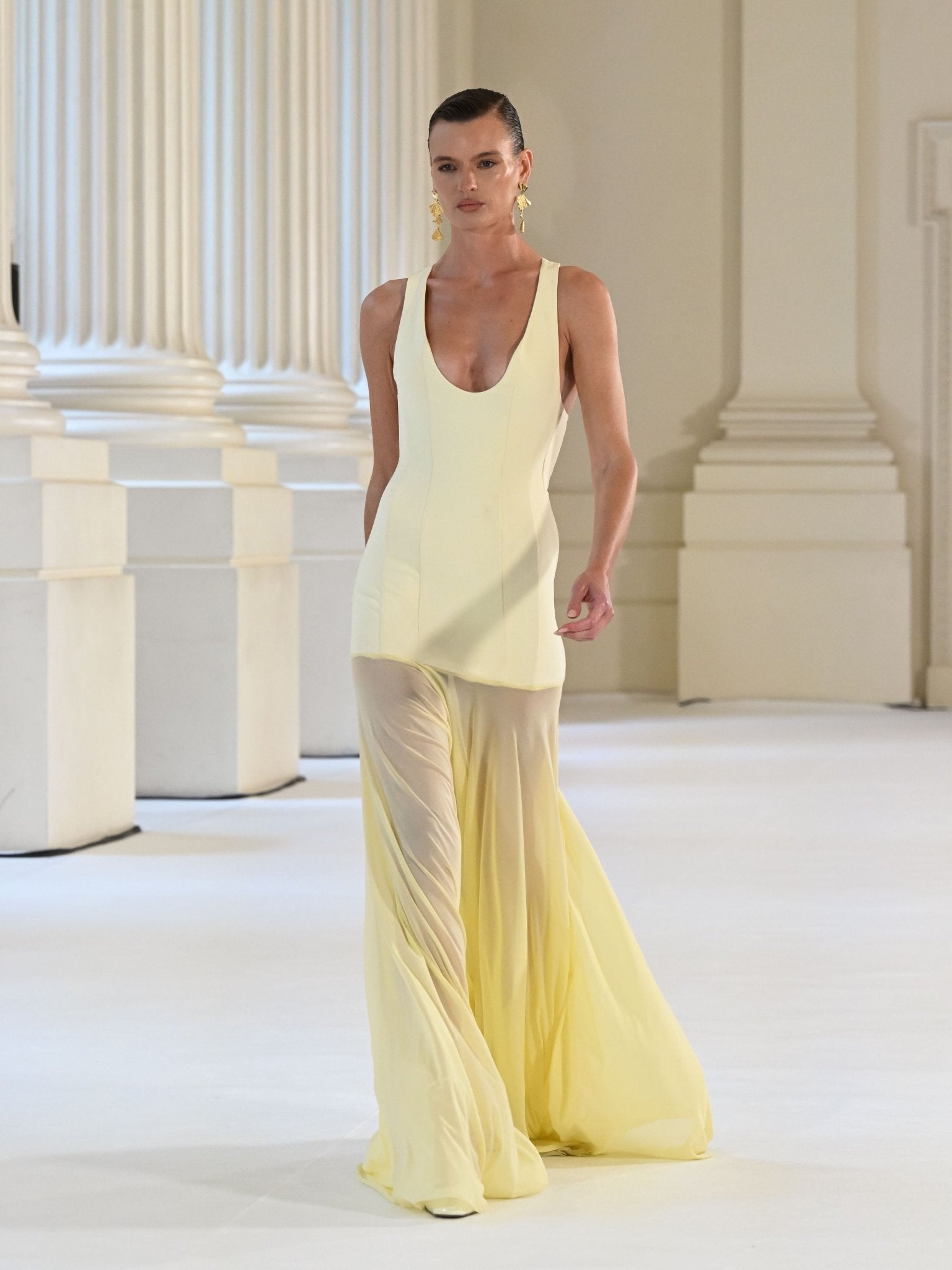Odessa Gown - Lemon - EFFIE KATS