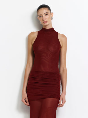 Parker Bodysuit - Rust - EFFIE KATS