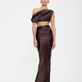 Perez Skirt - Chocolate - EFFIE KATS