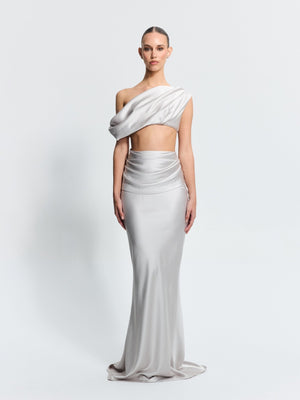Perez Skirt - Oyster - EFFIE KATS