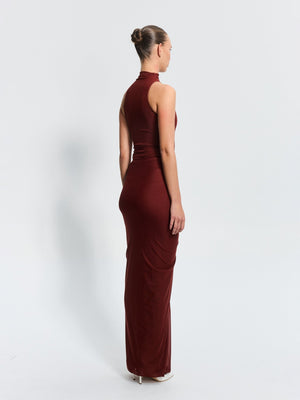 Pilar Mesh Skirt - Rust - EFFIE KATS