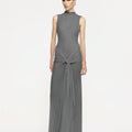 Roza Maxi Dress - Grey - EFFIE KATS