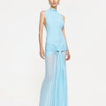 Roza Maxi Dress in Pale Blue - EFFIE KATS