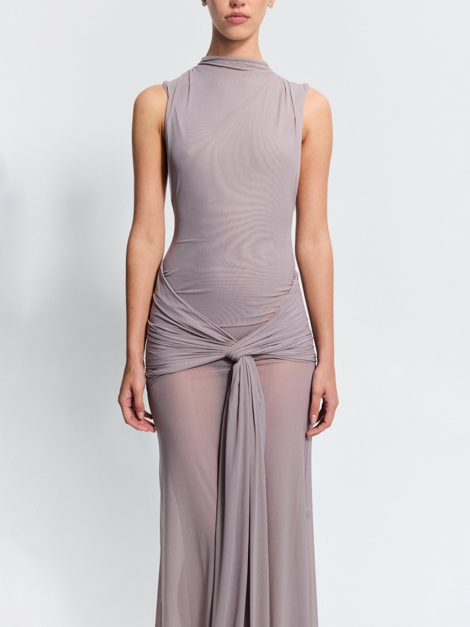 Roza Maxi Dress - Mushroom - EFFIE KATS