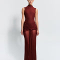 Roza Maxi Dress - Rust - EFFIE KATS