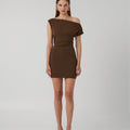 Shenise Dress - Mocha - EFFIE KATS