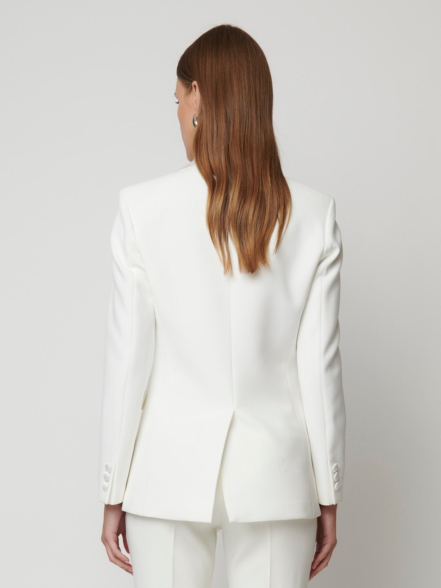 Tuxedo Blazer - Off-White - EFFIE KATS