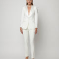 Tuxedo Blazer - Off-White - EFFIE KATS